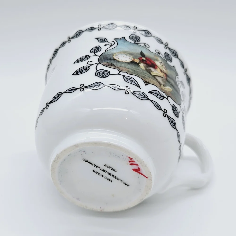 DISNEY | Disney Wonderland Tea white rabbit & queen of hearts teacup & saucer - Picture 7 of 9